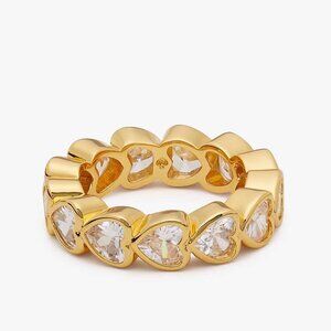 NWT kate spade Sweetheart Eternity Ring size 7